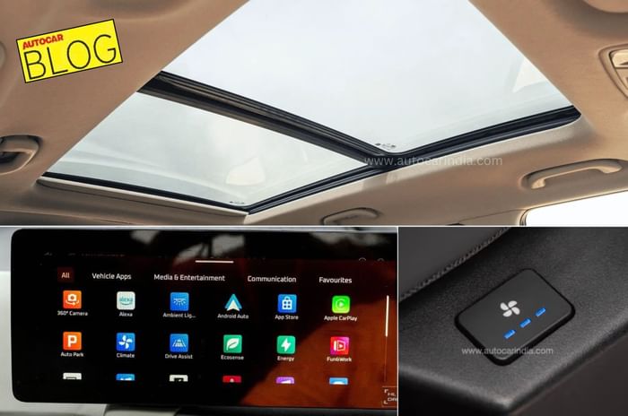 Sunroof ADAS and large touchscreens 